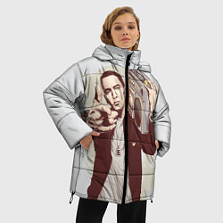 Куртка зимняя женская Eminem: Street Music, цвет: 3D-светло-серый — фото 2