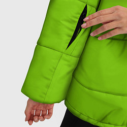 Куртка зимняя женская Символ теннисиста, цвет: 3D-черный — фото 2