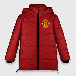 Куртка зимняя женская Manchester United: Red Lines, цвет: 3D-светло-серый