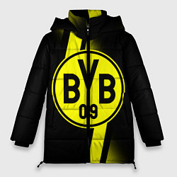 Куртка зимняя женская FC Borussia Dortmund: Storm, цвет: 3D-черный