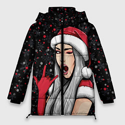Куртка зимняя женская Снегурочка, цвет: 3D-красный