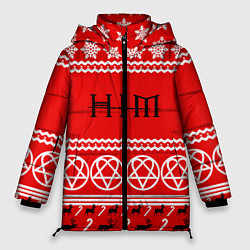 Куртка зимняя женская Праздничный HIM, цвет: 3D-черный