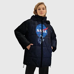 Куртка зимняя женская NASA: Hello World, цвет: 3D-черный — фото 2