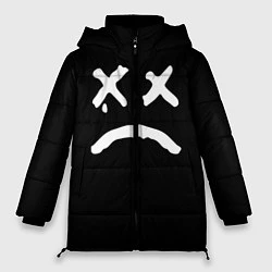 Куртка зимняя женская Lil Peep: RIP Smile, цвет: 3D-черный