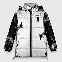 Куртка зимняя женская FC Juventus: White Original, цвет: 3D-черный