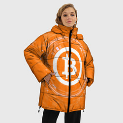Куртка зимняя женская Bitcoin Tech, цвет: 3D-красный — фото 2