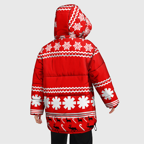 Женская зимняя куртка RHCP: New Year / 3D-Красный – фото 4