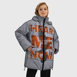 Куртка зимняя женская Hollywood Undead: Hear me now, цвет: 3D-черный — фото 2
