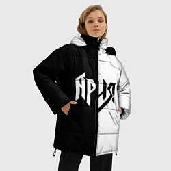 Куртка зимняя женская Ария Ч/Б, цвет: 3D-черный — фото 2