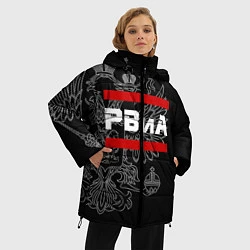 Куртка зимняя женская РВиА: герб РФ, цвет: 3D-светло-серый — фото 2