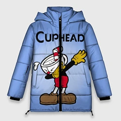 Куртка зимняя женская Cuphead Dab, цвет: 3D-светло-серый