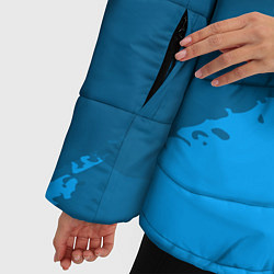 Куртка зимняя женская FC Juventus: Blue Original, цвет: 3D-черный — фото 2