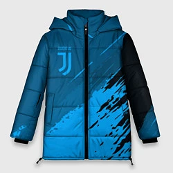 Куртка зимняя женская FC Juventus: Blue Original, цвет: 3D-черный