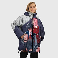 Куртка зимняя женская Darling in the FranXX, цвет: 3D-красный — фото 2