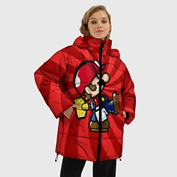 Куртка зимняя женская Super Mario: Red Illusion, цвет: 3D-красный — фото 2