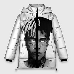 Куртка зимняя женская XXXTentacion: Pixel Art, цвет: 3D-красный