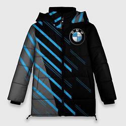 Куртка зимняя женская BMW SPORT, цвет: 3D-черный