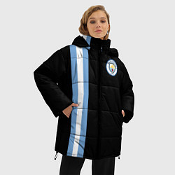 Куртка зимняя женская Манчестер Сити, цвет: 3D-красный — фото 2