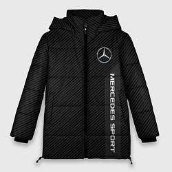 Куртка зимняя женская Mercedes AMG: Sport Line, цвет: 3D-черный