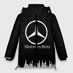 Куртка зимняя женская Mercedes-Benz: Black Side, цвет: 3D-красный