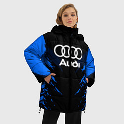 Куртка зимняя женская Audi: Blue Anger, цвет: 3D-светло-серый — фото 2