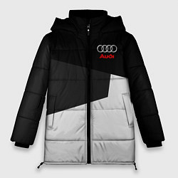 Куртка зимняя женская Audi Sport, цвет: 3D-черный