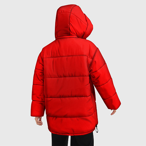 Женская зимняя куртка FCSM: Win or Die / 3D-Красный – фото 4