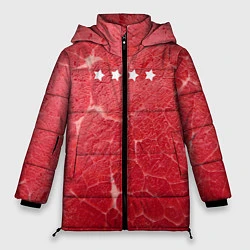 Куртка зимняя женская Мясо 100%, цвет: 3D-черный