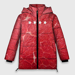 Куртка зимняя женская Мясо 100%, цвет: 3D-светло-серый