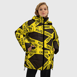 Куртка зимняя женская Police Caution, цвет: 3D-черный — фото 2