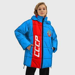 Куртка зимняя женская СССР: Blue Collection, цвет: 3D-черный — фото 2