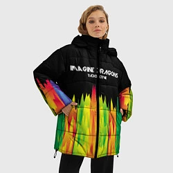 Куртка зимняя женская Imagine Dragons: Radioactive, цвет: 3D-черный — фото 2