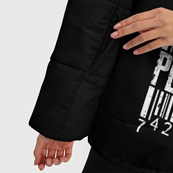 Куртка зимняя женская Slipknot: People Shit, цвет: 3D-светло-серый — фото 2
