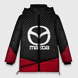 Куртка зимняя женская Mazda: Grey Carbon, цвет: 3D-черный
