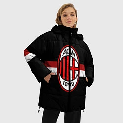 Куртка зимняя женская AC Milan 1899, цвет: 3D-черный — фото 2