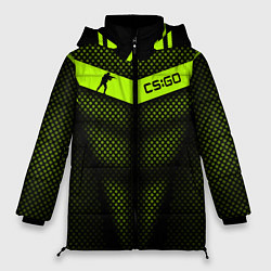 Куртка зимняя женская CS:GO Carbon Form, цвет: 3D-черный