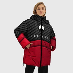 Куртка зимняя женская Infiniti: Red Carbon, цвет: 3D-светло-серый — фото 2
