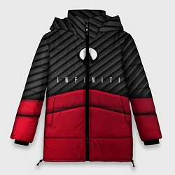 Куртка зимняя женская Infiniti: Red Carbon, цвет: 3D-красный
