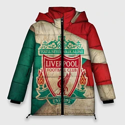 Куртка зимняя женская FC Liverpool: Old Style, цвет: 3D-черный