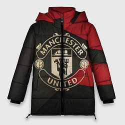 Куртка зимняя женская FC Man United: Old Style, цвет: 3D-черный