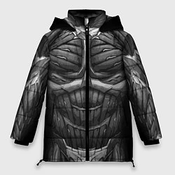 Куртка зимняя женская Экзоскелет, цвет: 3D-черный