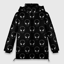 Куртка зимняя женская Watch Aliens, цвет: 3D-черный