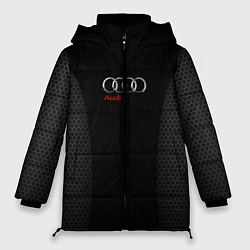 Куртка зимняя женская Audi Carbon, цвет: 3D-красный