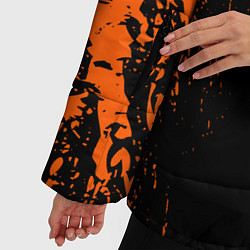 Куртка зимняя женская Cyberpunk 2077: SAMURAI, цвет: 3D-черный — фото 2