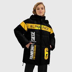 Куртка зимняя женская Rainbow Six Siege: Alpha Pack, цвет: 3D-черный — фото 2