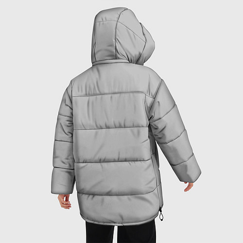 Женская зимняя куртка Мой сосед Тоторо / 3D-Светло-серый – фото 4