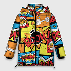 Куртка зимняя женская Boom Pop Art, цвет: 3D-светло-серый