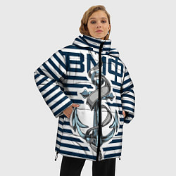 Куртка зимняя женская Якорь ВМФ, цвет: 3D-черный — фото 2