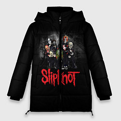 Куртка зимняя женская Slipknot Band, цвет: 3D-светло-серый