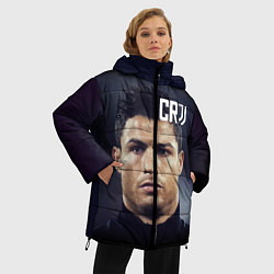 Куртка зимняя женская RONALDO CR7, цвет: 3D-черный — фото 2